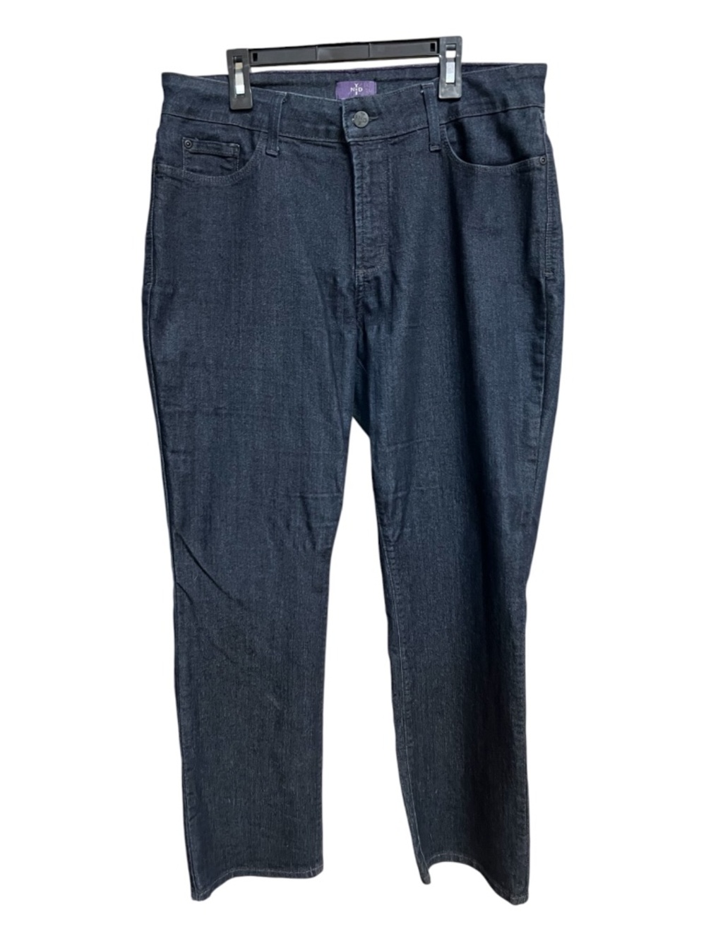 🆕 NWOT NYDJ Dark Wash Straight Leg Embellished Jeans | Size 14P